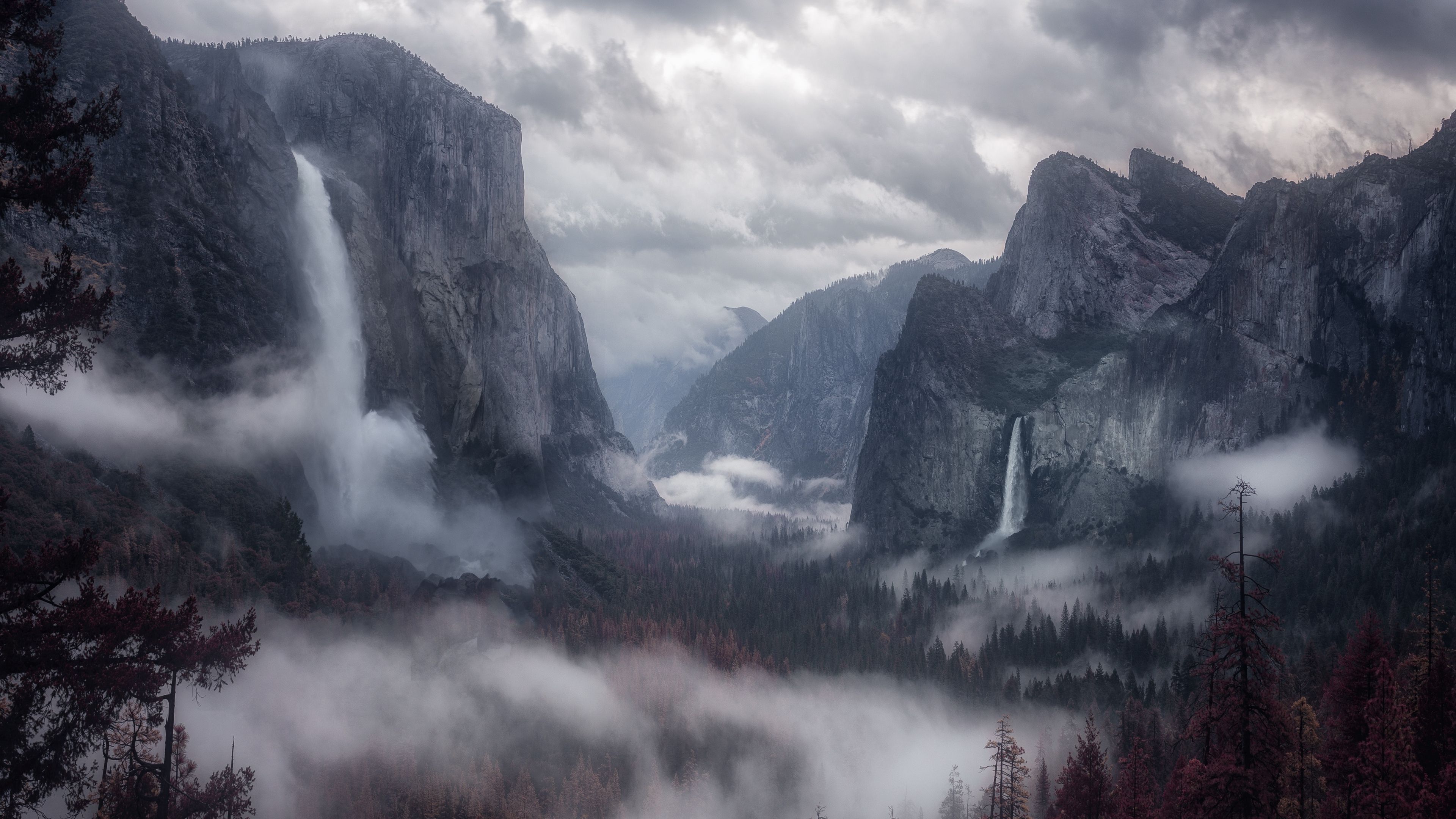3840x2160 Fog 4k Wallpaper