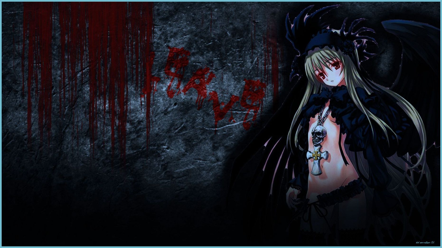1862x1047 Badass Dark Anime Wallpaper