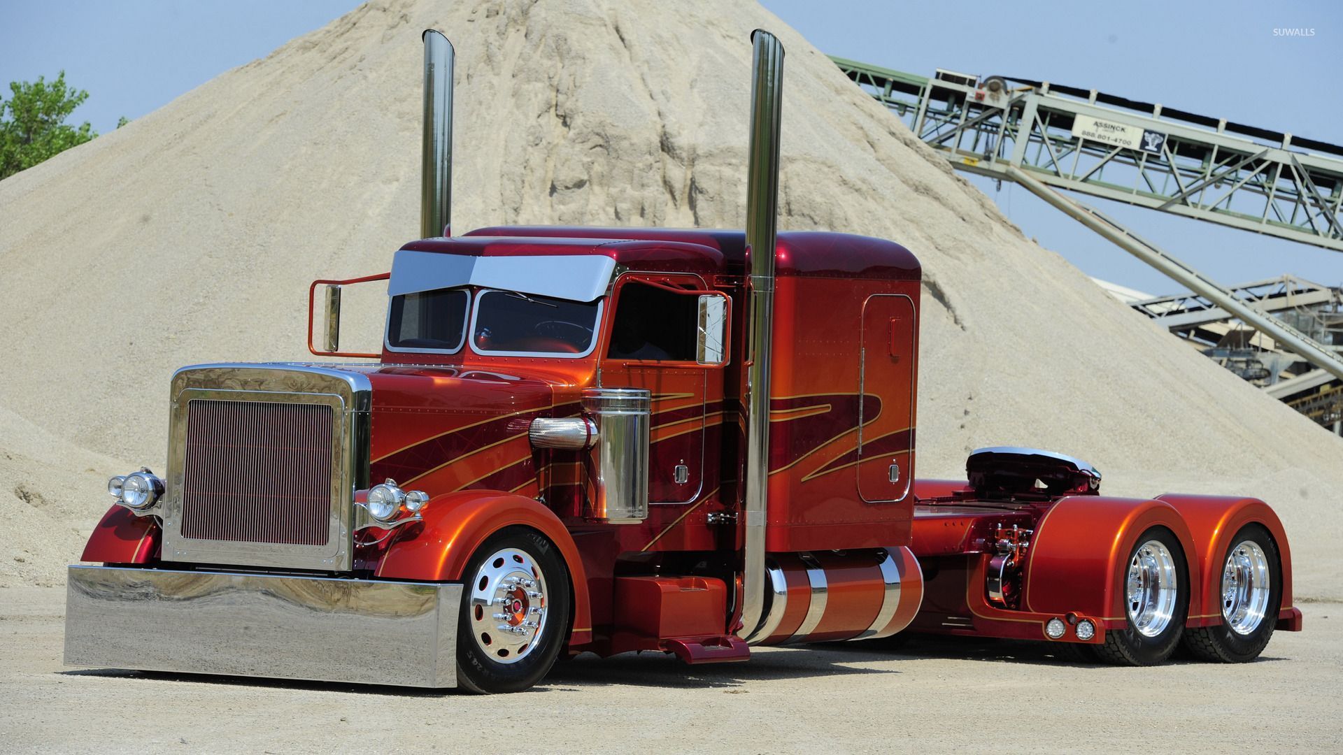 1920x1080 Peterbilt truck [3] wallpaper. Peterbilt trucks, Semi trucks, Big trucks