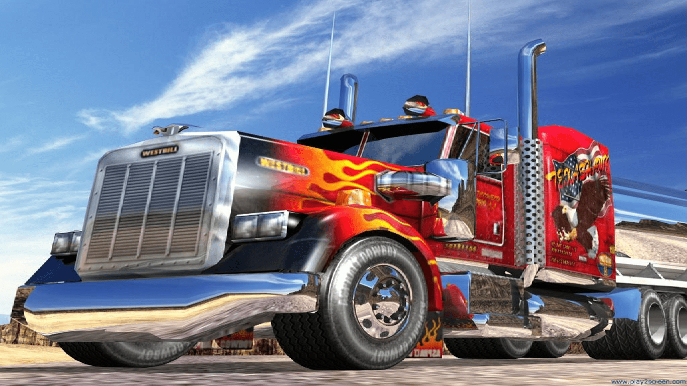 1366x768 Wheeler: American Pro Trucker Image Games Database
