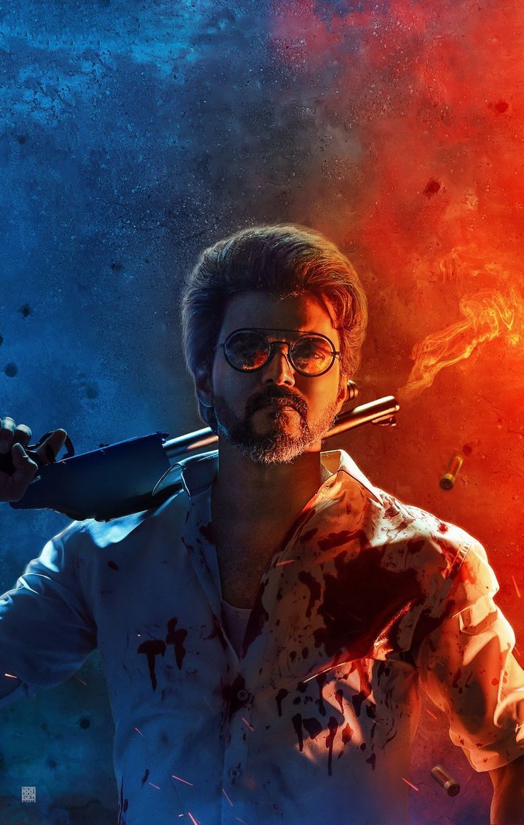 735x1156 Leo Movie Wallpaper