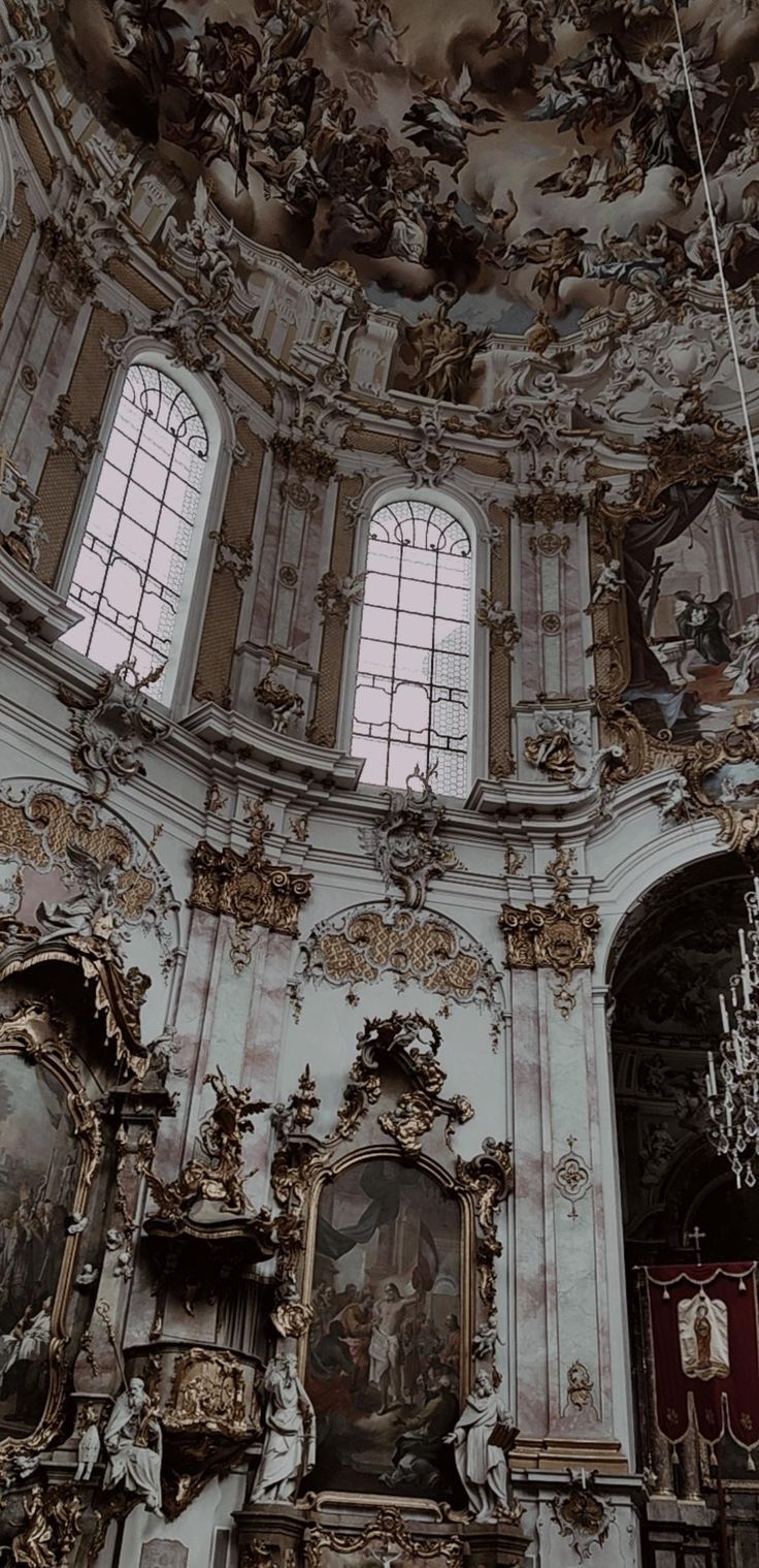 736x1519 ettal abbey. Dark academia wallpaper, Aesthetic light, Light in the dark