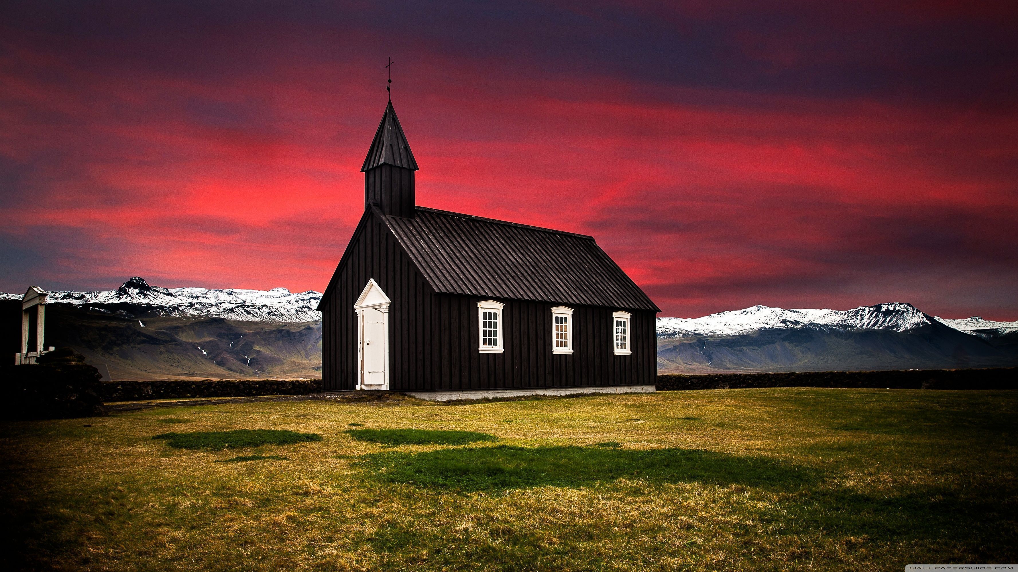 3554x1999 Black Church, Iceland Ultra HD Desktop Background Wallpaper for 4K UHD TV : Widescreen & UltraWide Desktop & Laptop : Multi Display, Dual Monitor : Tablet