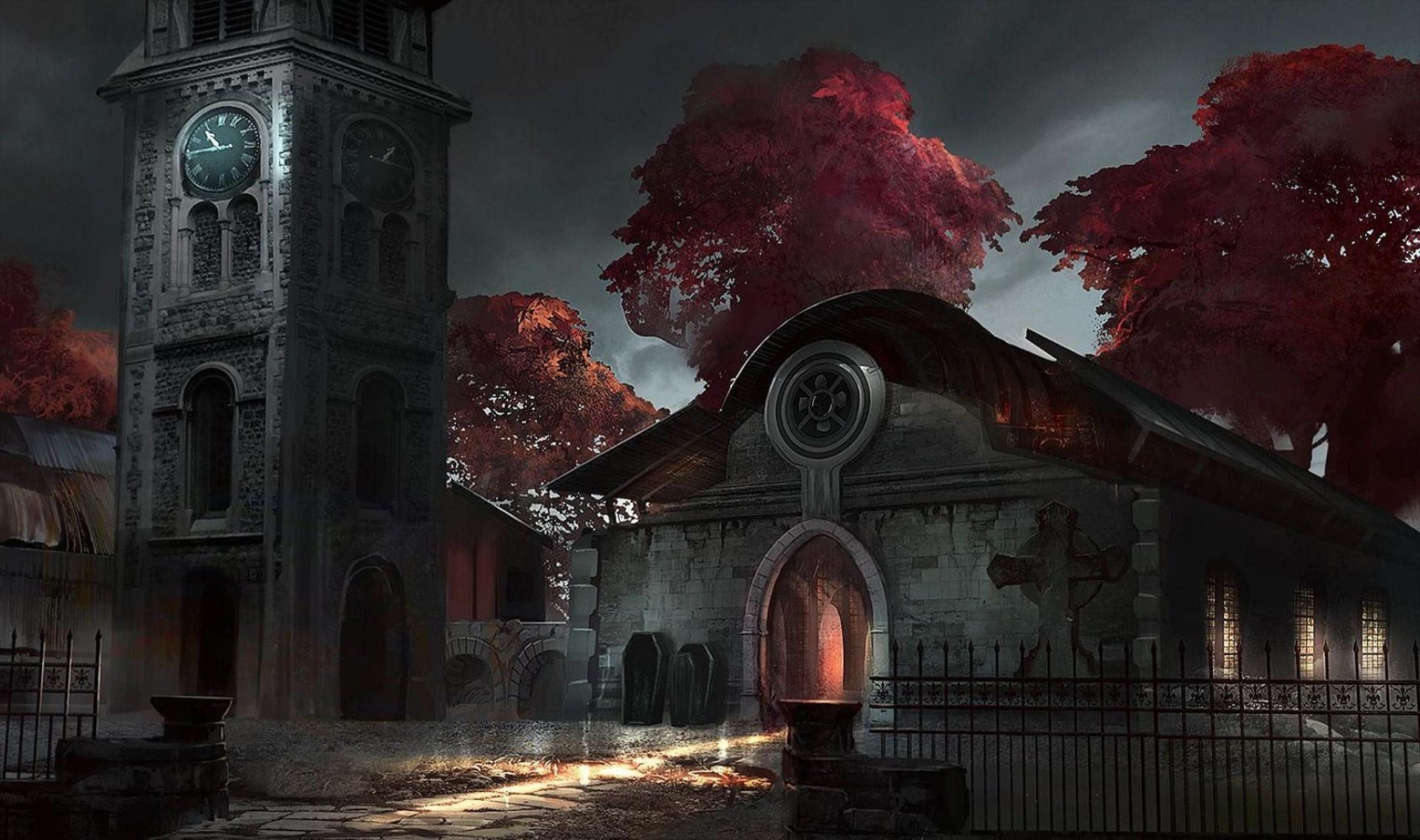 1920x1136 Dark Churches