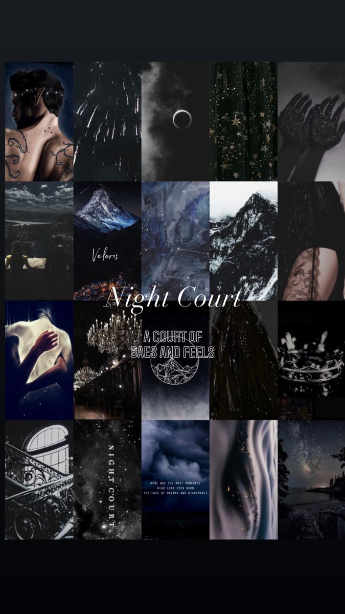 675x1200 Night Court Aesthetic. A court of mist and fury, A court of wings and ruin, Book wallpaper