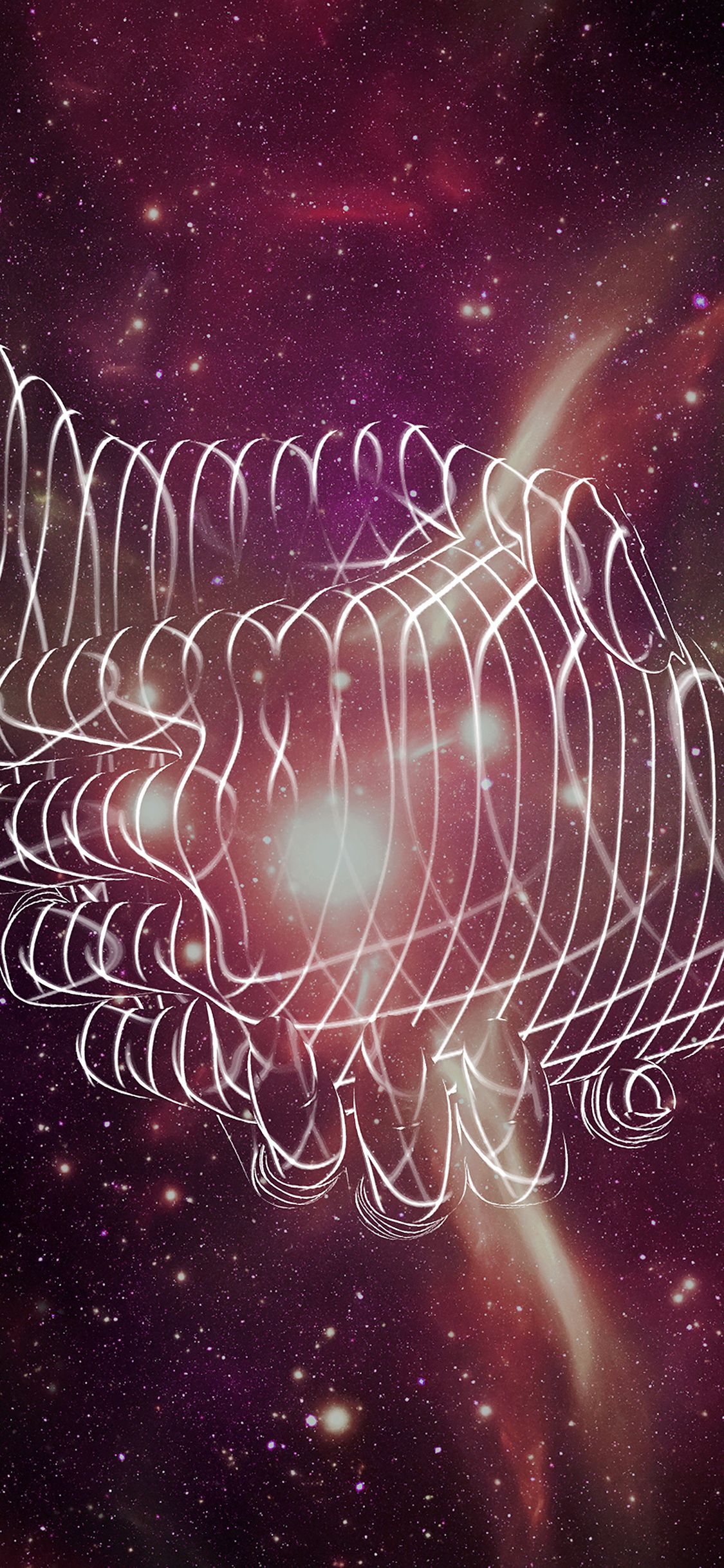 1125x2436 Holding Hands Red Space