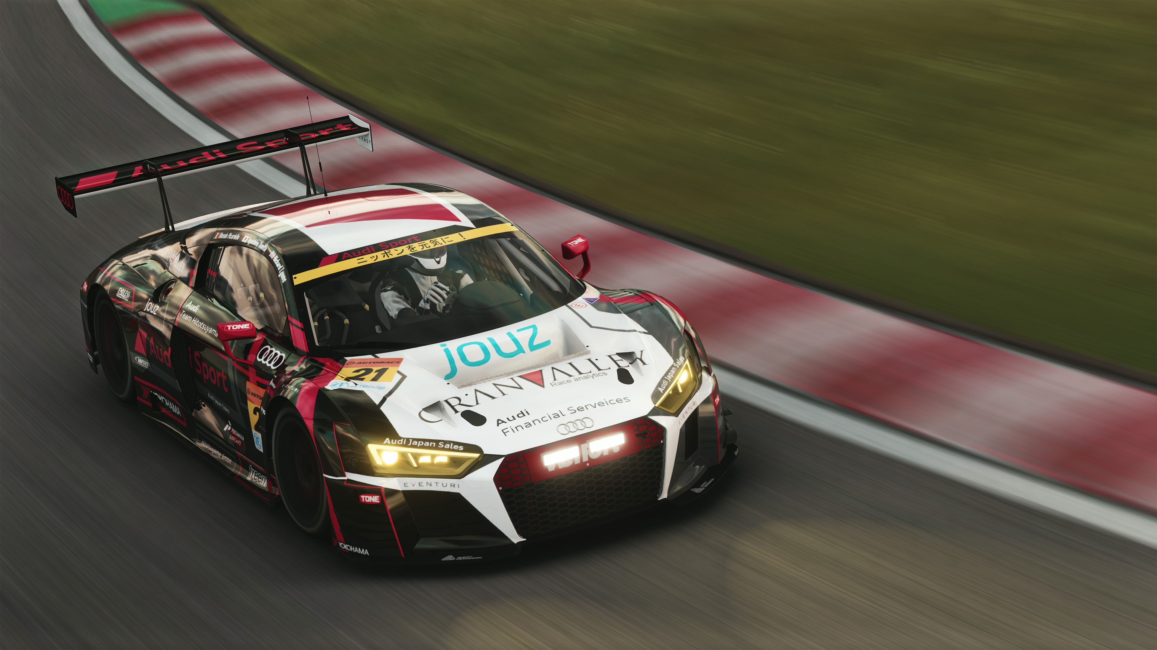 3840x2160 Assetto Corsa, screen shot, video game art, Audi, vehicle, Audi R carx2160 Wallpaper