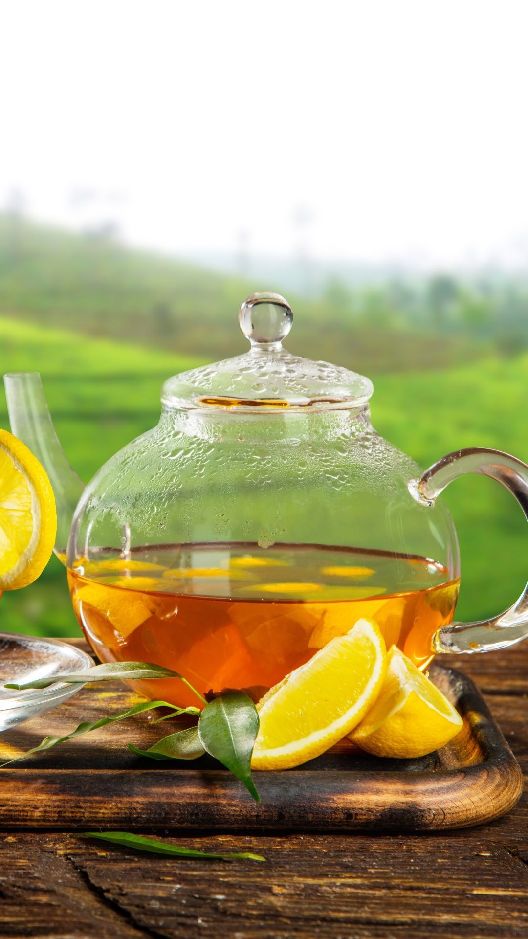 1080x1920 Wallpaper / Food Tea Phone Wallpaper, Lemon, Teapot, Drink, Depth Of Field, 1080x1920 free download
