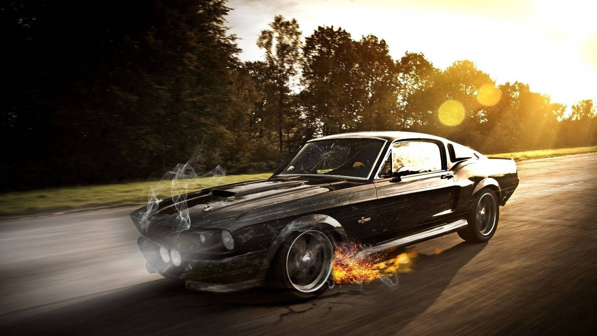 1920x1080 Muscle Car Wallpaper