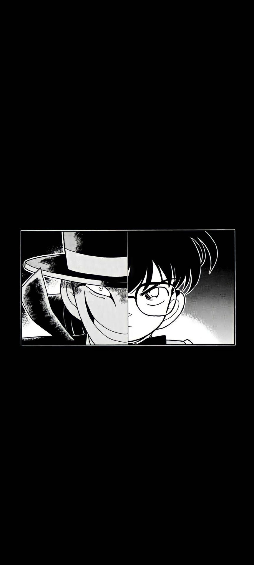 863x1920 Download Intriguing black Manga Character Wallpaper