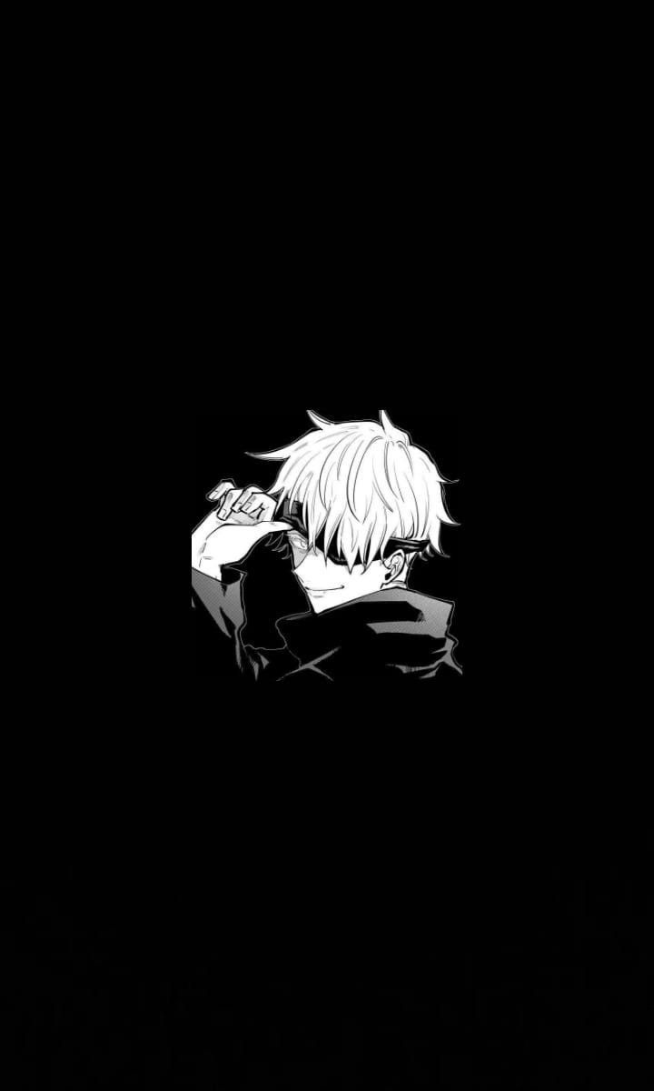 720x1200 Gojo wlpp. Anime monochrome, Anime artwork wallpaper, Anime wallpaper phone