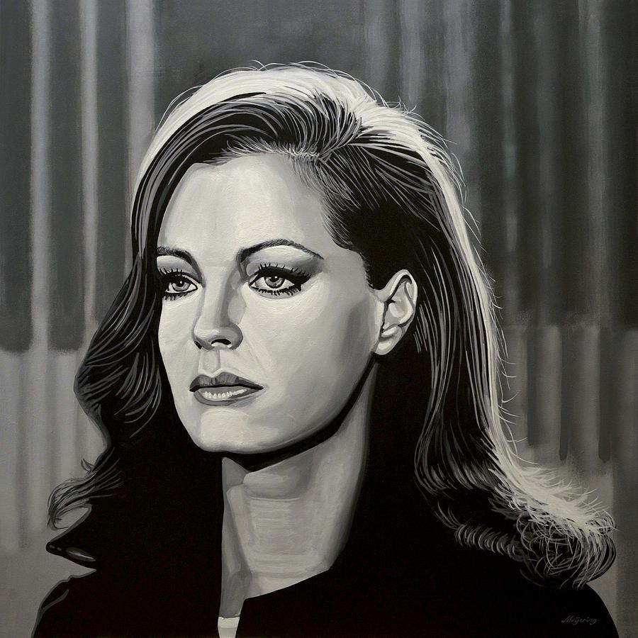 900x900 Romy Schneider Painting
