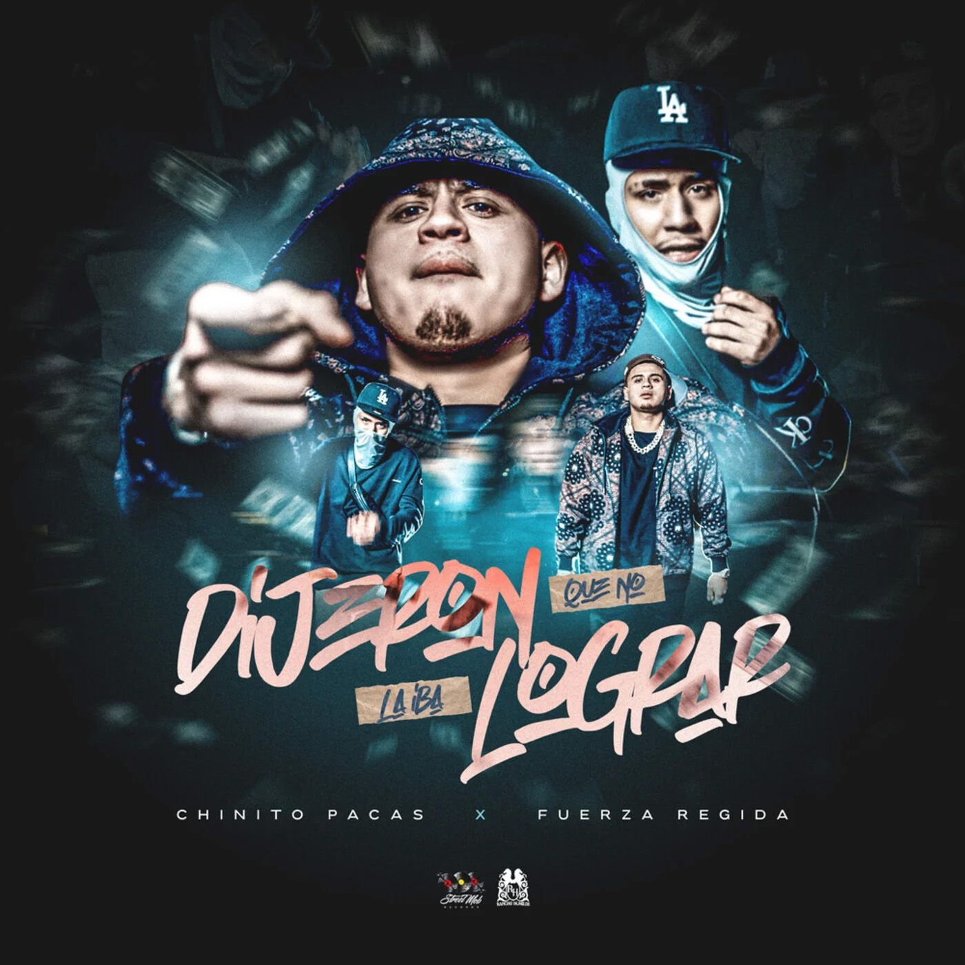 1400x1400 Chino Pacas X Fuerza Regida (Dijeron Que No La Iba A Lograr) Album Cover POSTER
