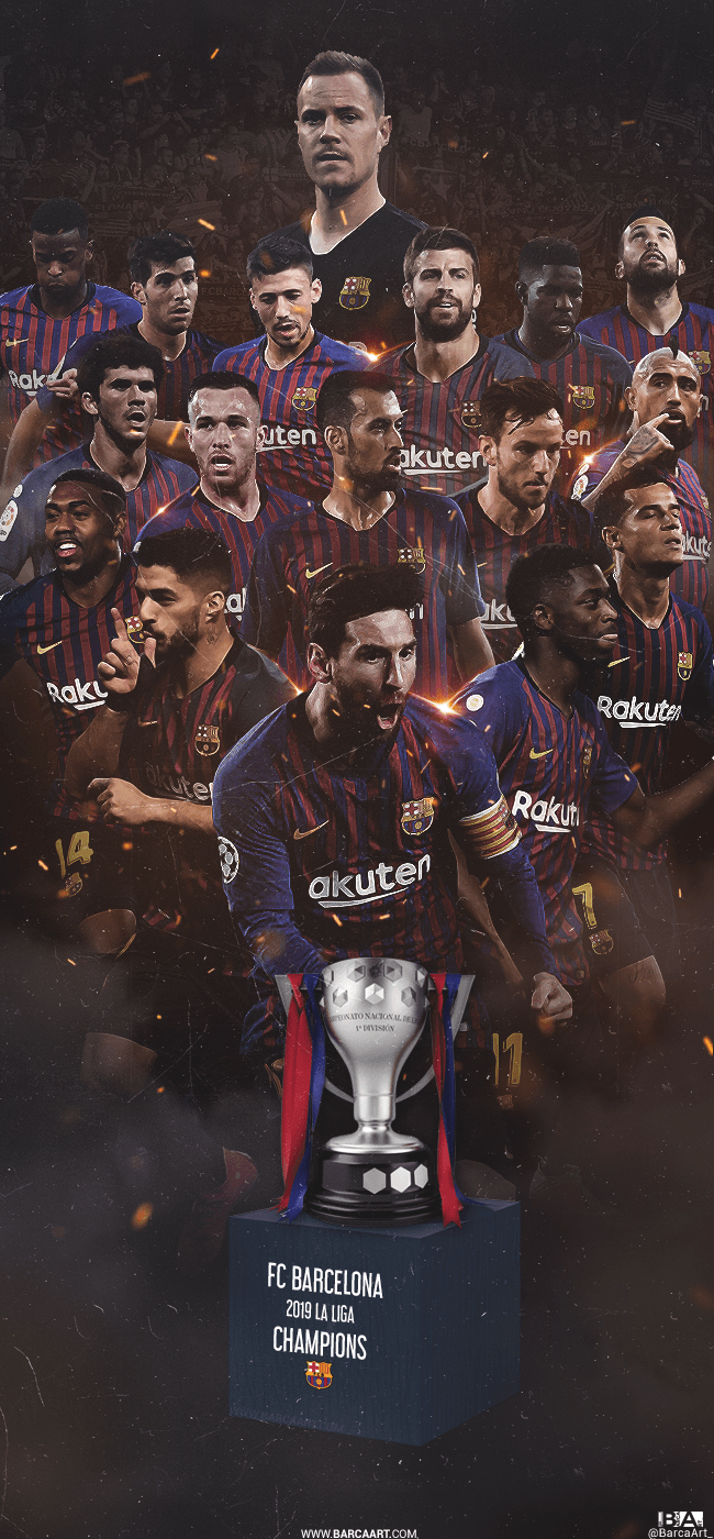 650x1400 Barcelona Champions League Wallpaper