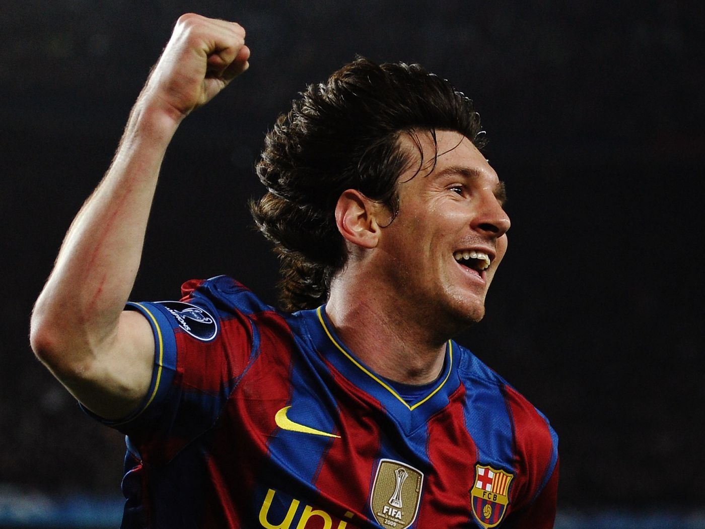 1400x1050 Barcelona Champions League Memories: Messi's Super Hat Trick vs. Arsenal