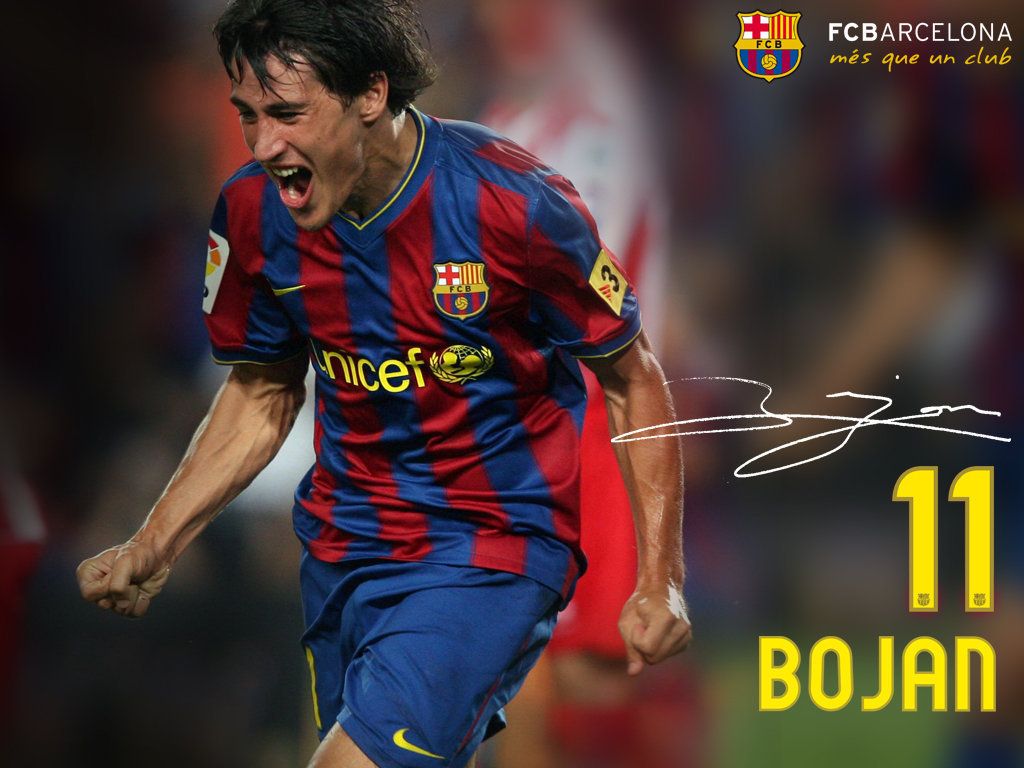 1024x768 Bojan Krkić 2009 10 Barcelona Wallpaper