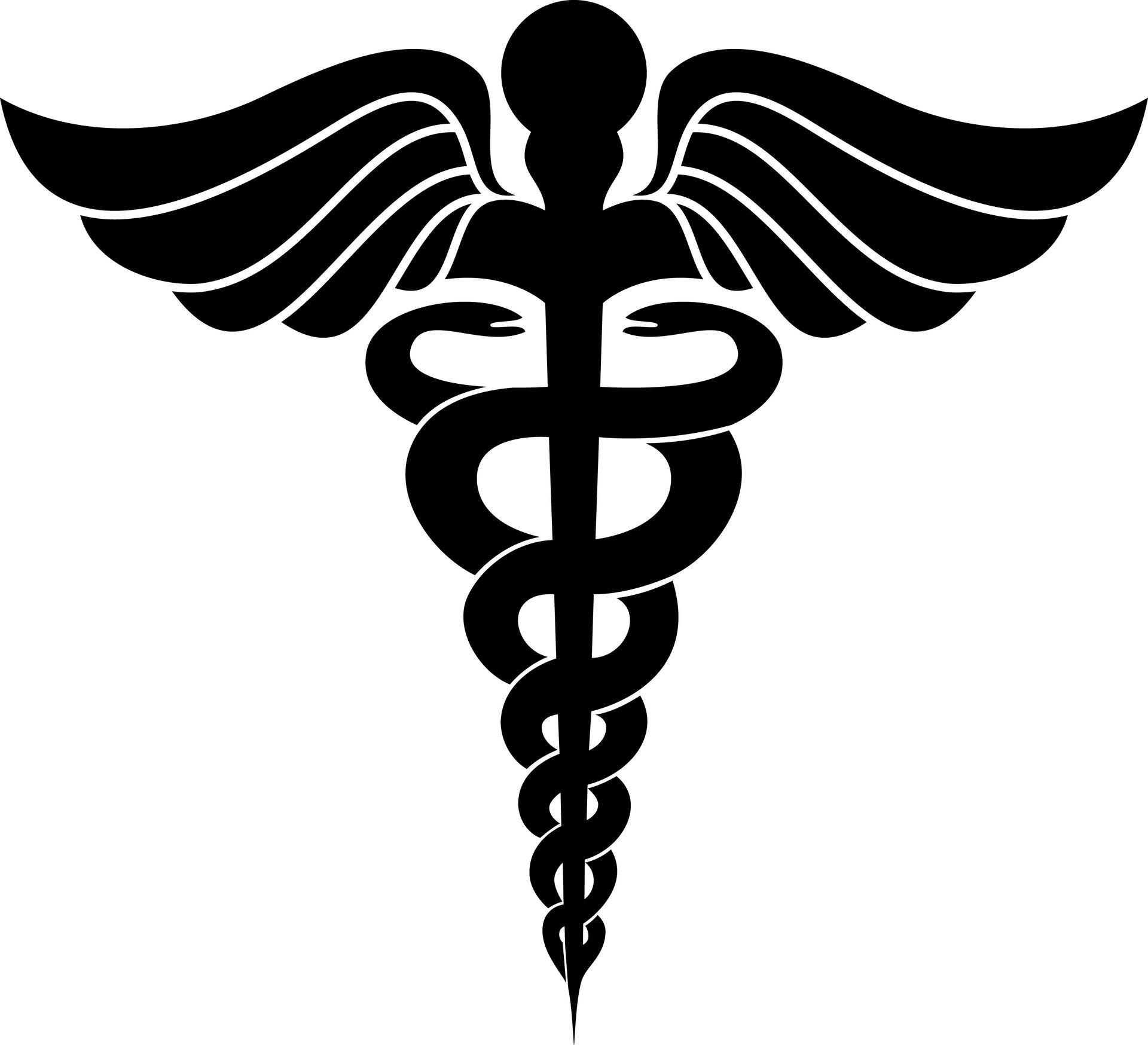 1920x1748 Download Black Cauduceus Medical Symbol Wallpaper