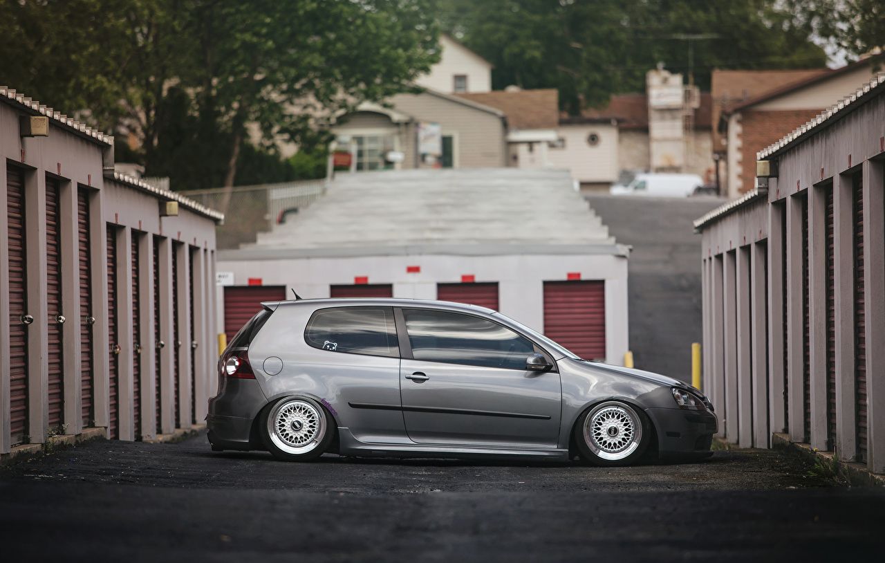 1280x814 Wallpaper Volkswagen golf MK5 stance Side Cars