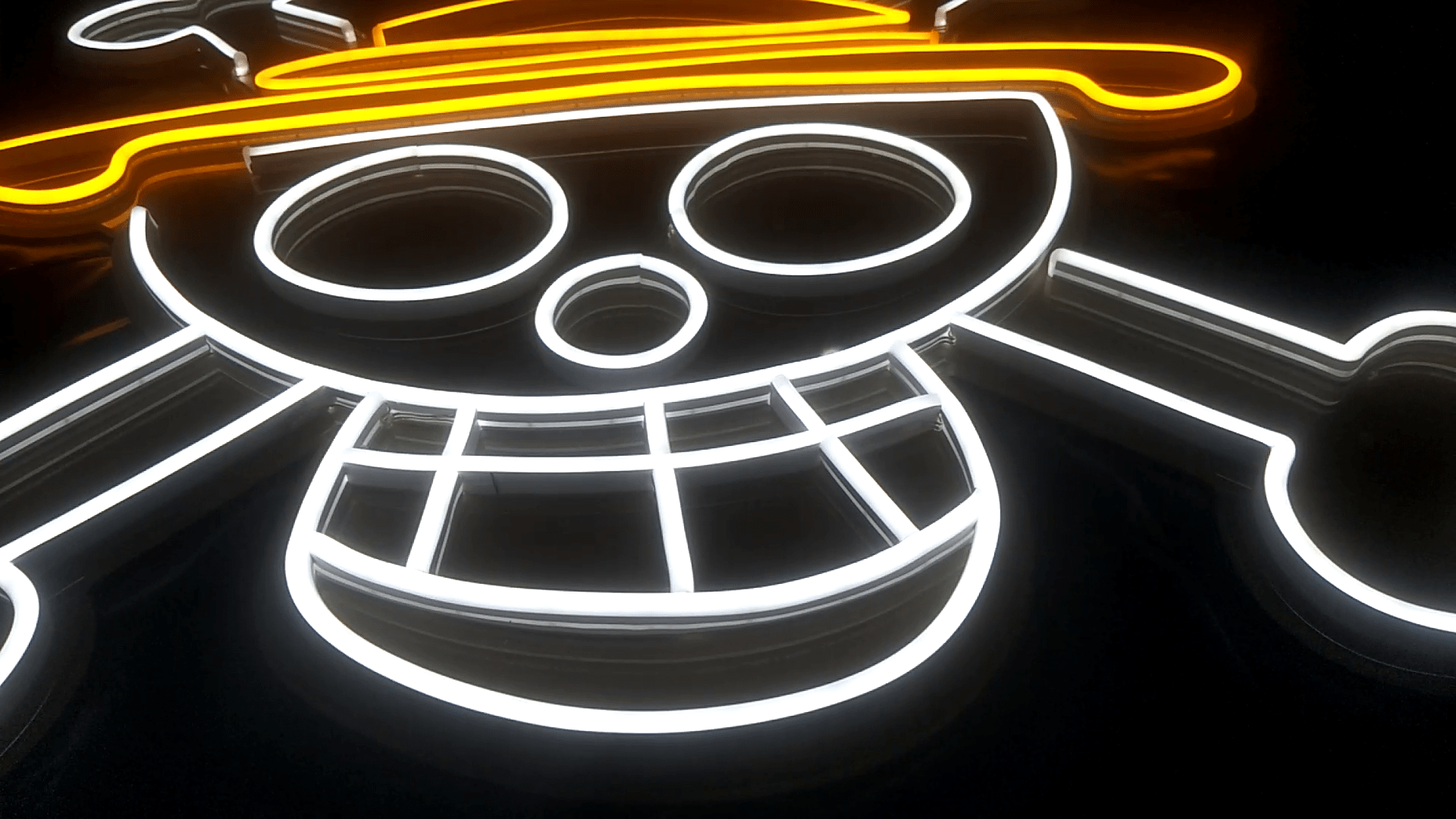 1920x1080 This one piece neon wall sign I made