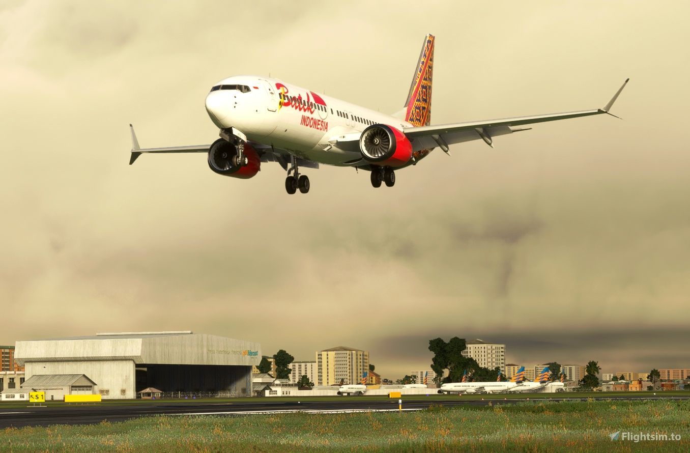 1356x890 Bredok3D B737 Max Batik Air Livery for Microsoft Flight Simulator