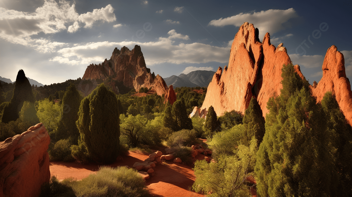 1200x673 Garden Of The Gods In Colorado Background, Free Wallpaper, Garden Of The Gods Picture Background Image And Wallpaper for Free Download
