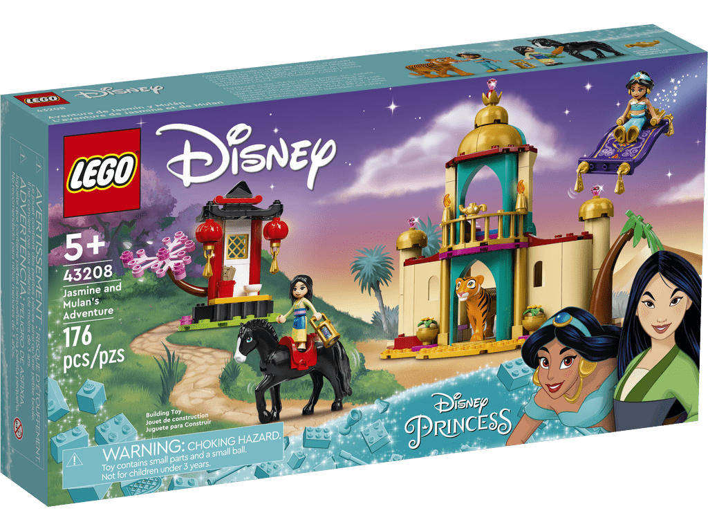 1024x768 LEGO Disney Jasmine And Mulan's Adventure 43208