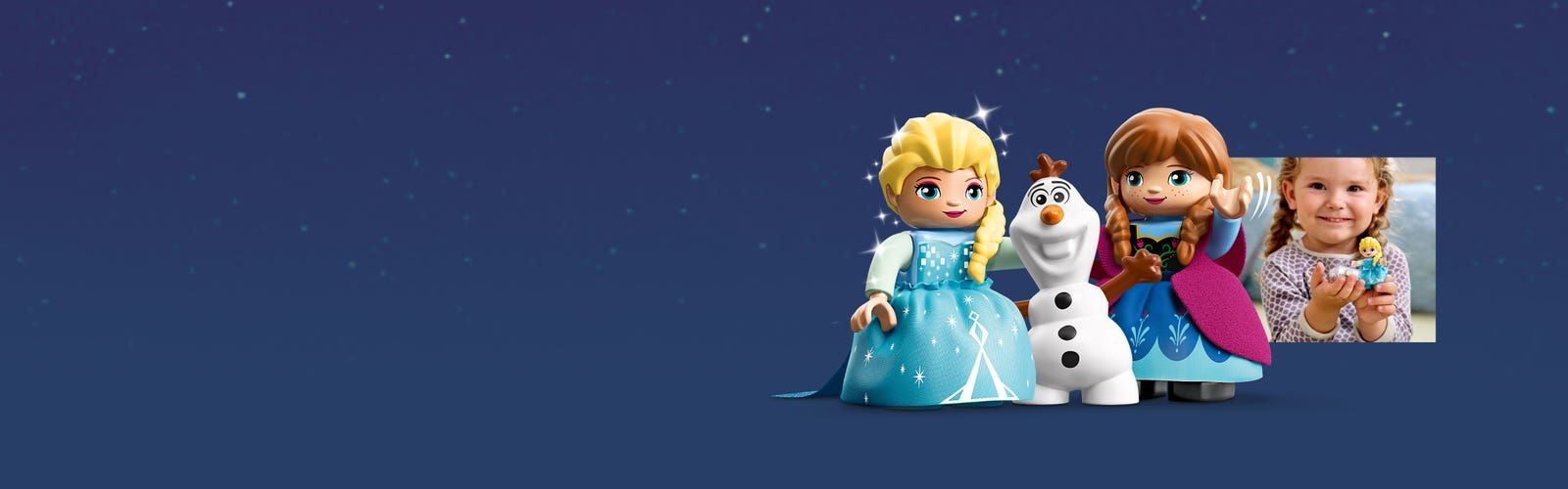 1600x500 LEGO®. Disney Frozen. Official LEGO® Shop US