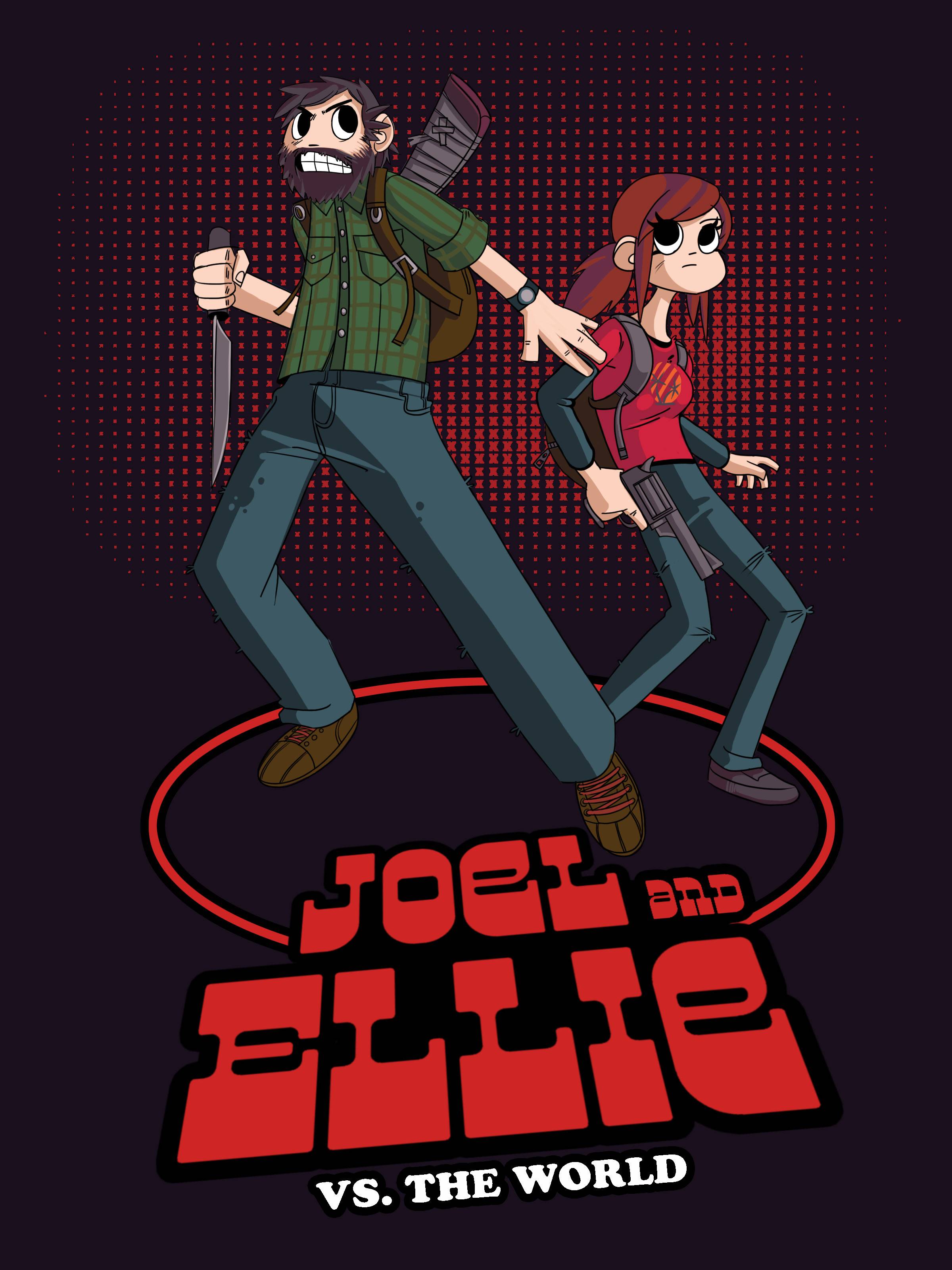 2400x3200 This Last Of Us Scott Pilgrim Mashup Makes An Awesome Wallpaper