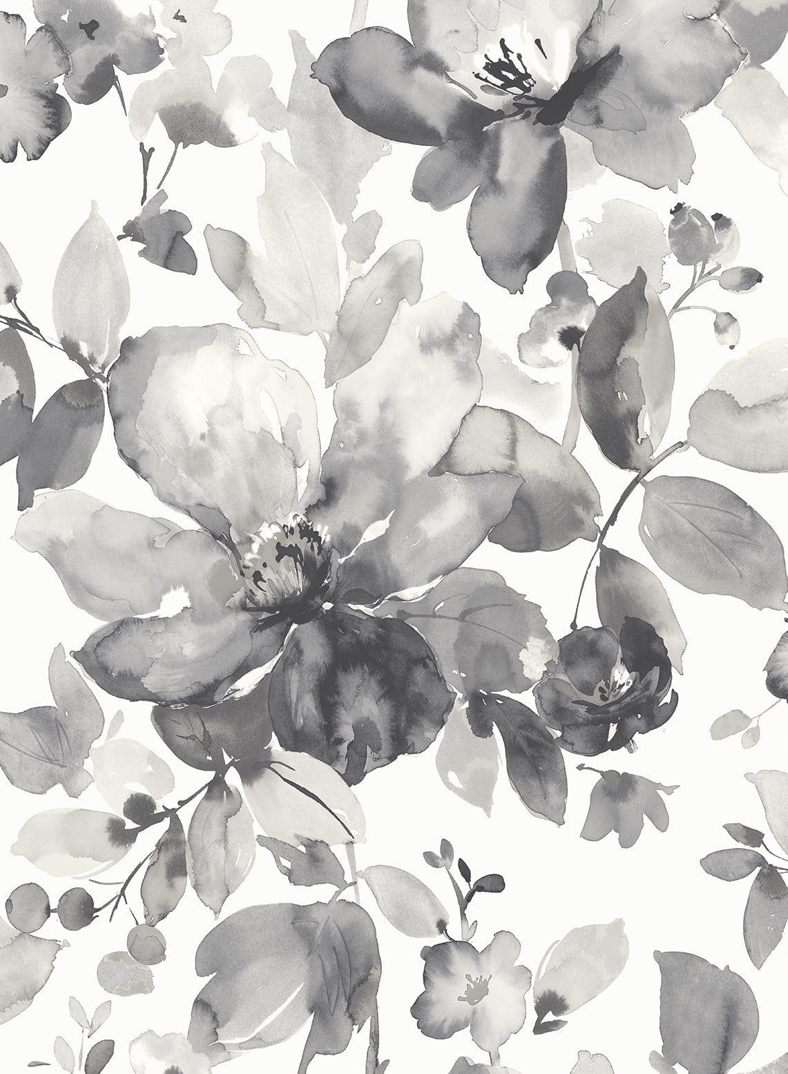 1141x1554 Watercolor Flower Peel and Stick Removable Wallpaper