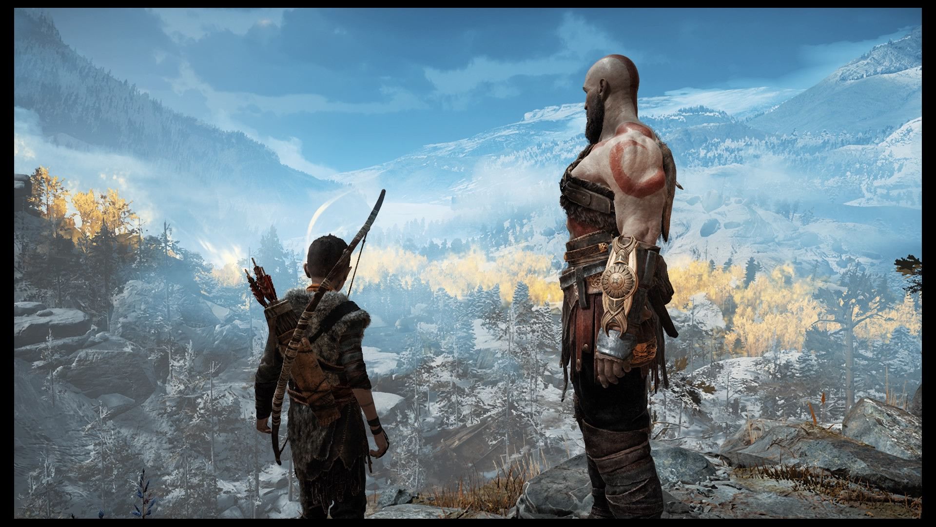 1920x1080 God of War. The White Pube
