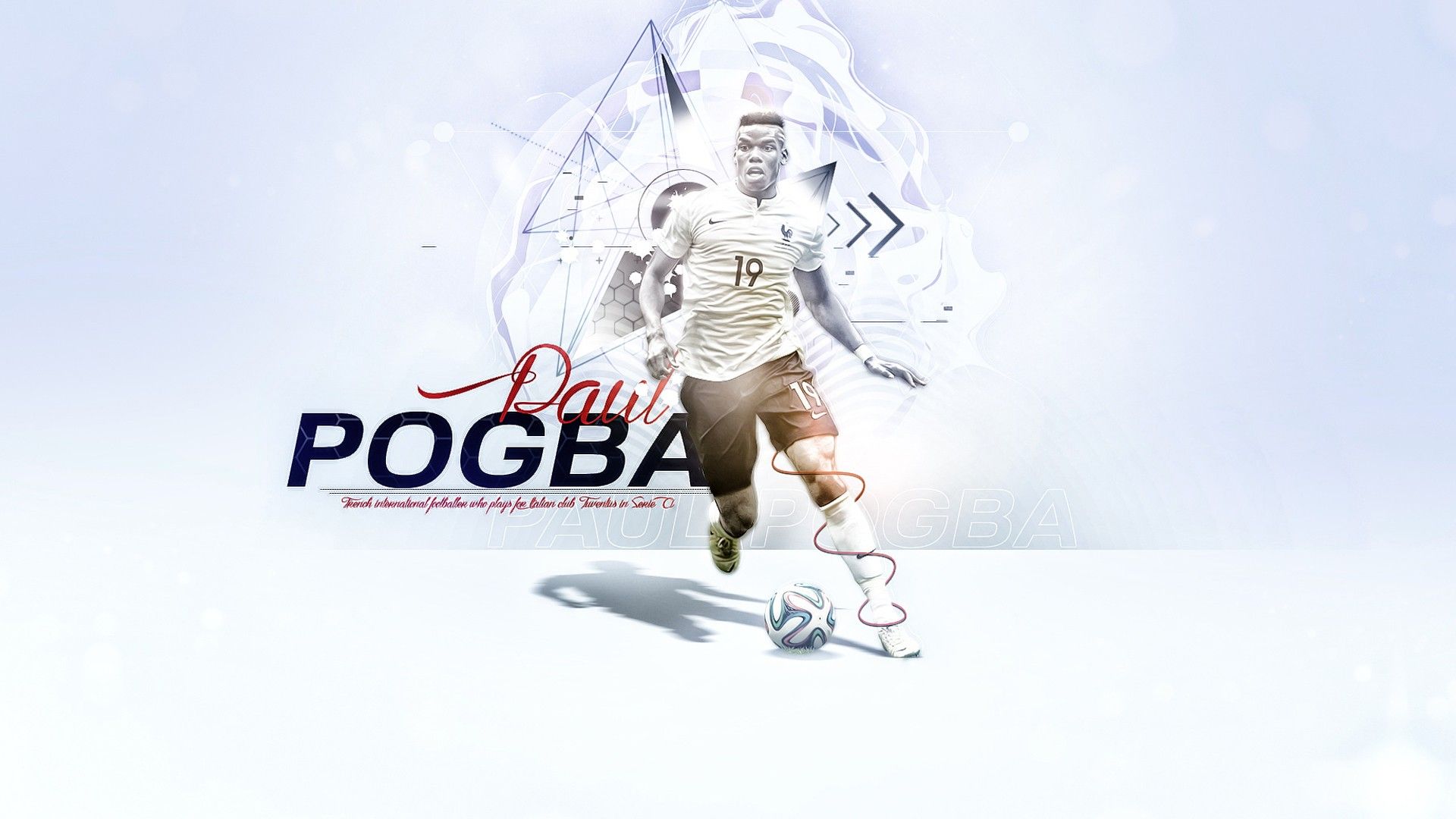 1920x1080 France National Football Team HD Paul Pogba Wallpaper