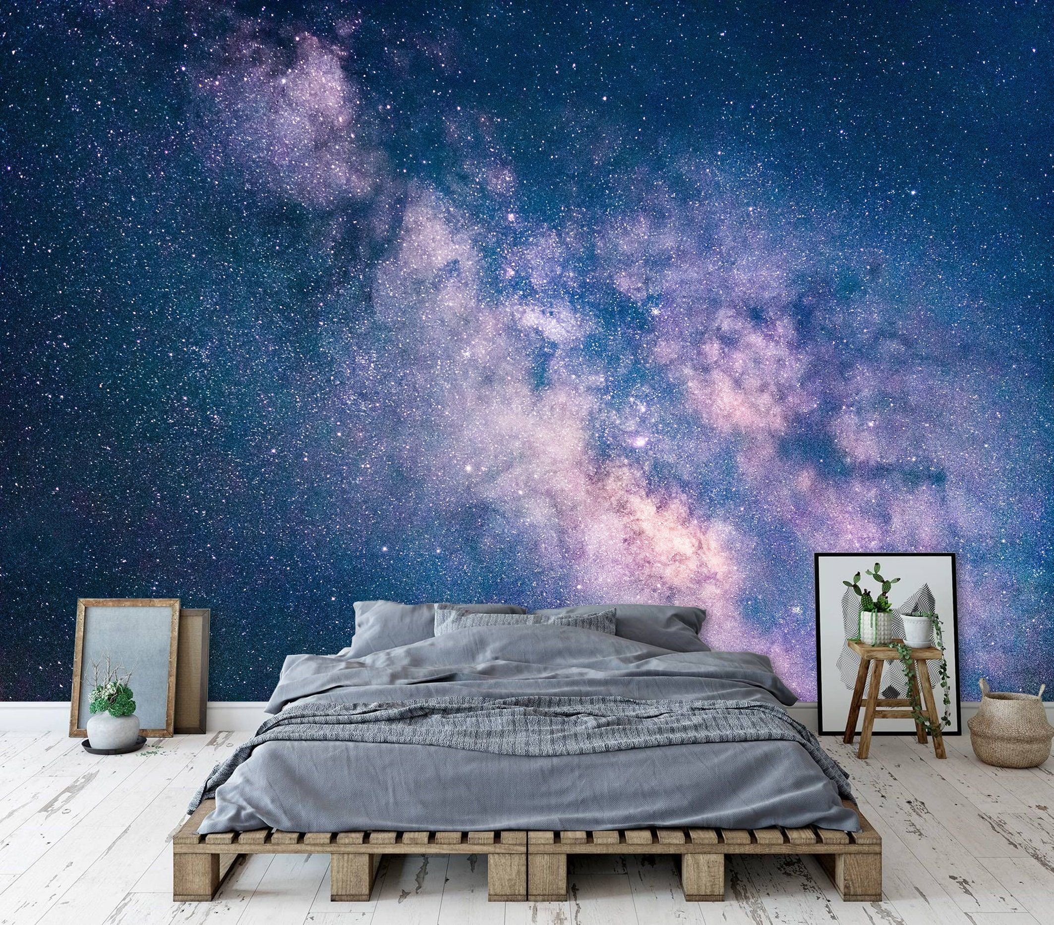 2126x1867 Kids Bedroom Space Wallpaper Wall Mural Peel and Stick