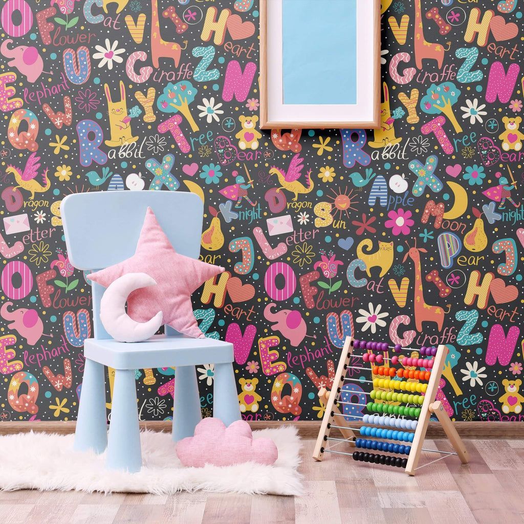 1024x1024 Neon Fantasy Children Removable Wallpaper. Walls By Me