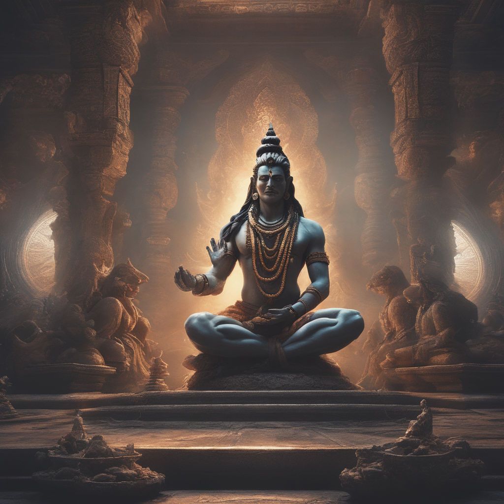 1024x1024 Lord shiva in meditation