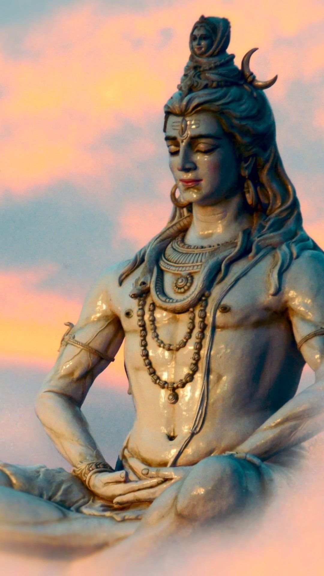 1080x1920 Lord Shiva Meditation Wallpaper Download