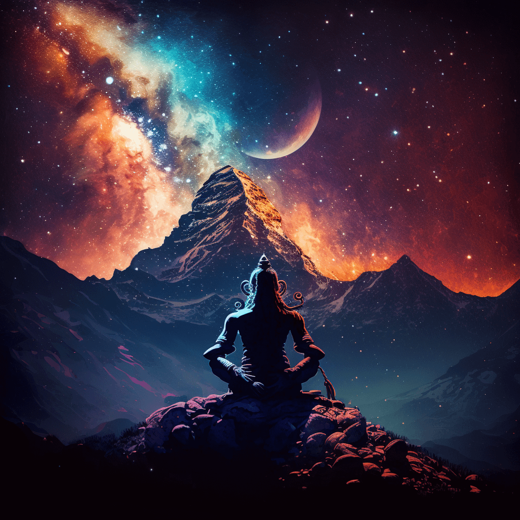 1024x1024 AI Art Of Lord Shiva Meditating, Also Please Do Check Out My YouTube!! : R Sham_Sharma_Show