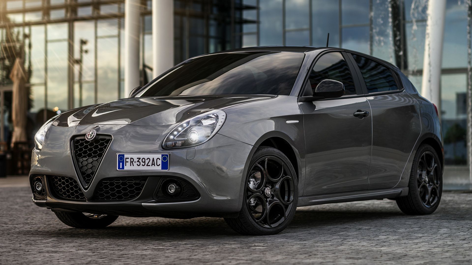 1920x1080 HD desktop wallpaper: Alfa Romeo, Car, Vehicles, Silver Car, Subcompact Car, Alfa Romeo Giulietta B Tech download free picture