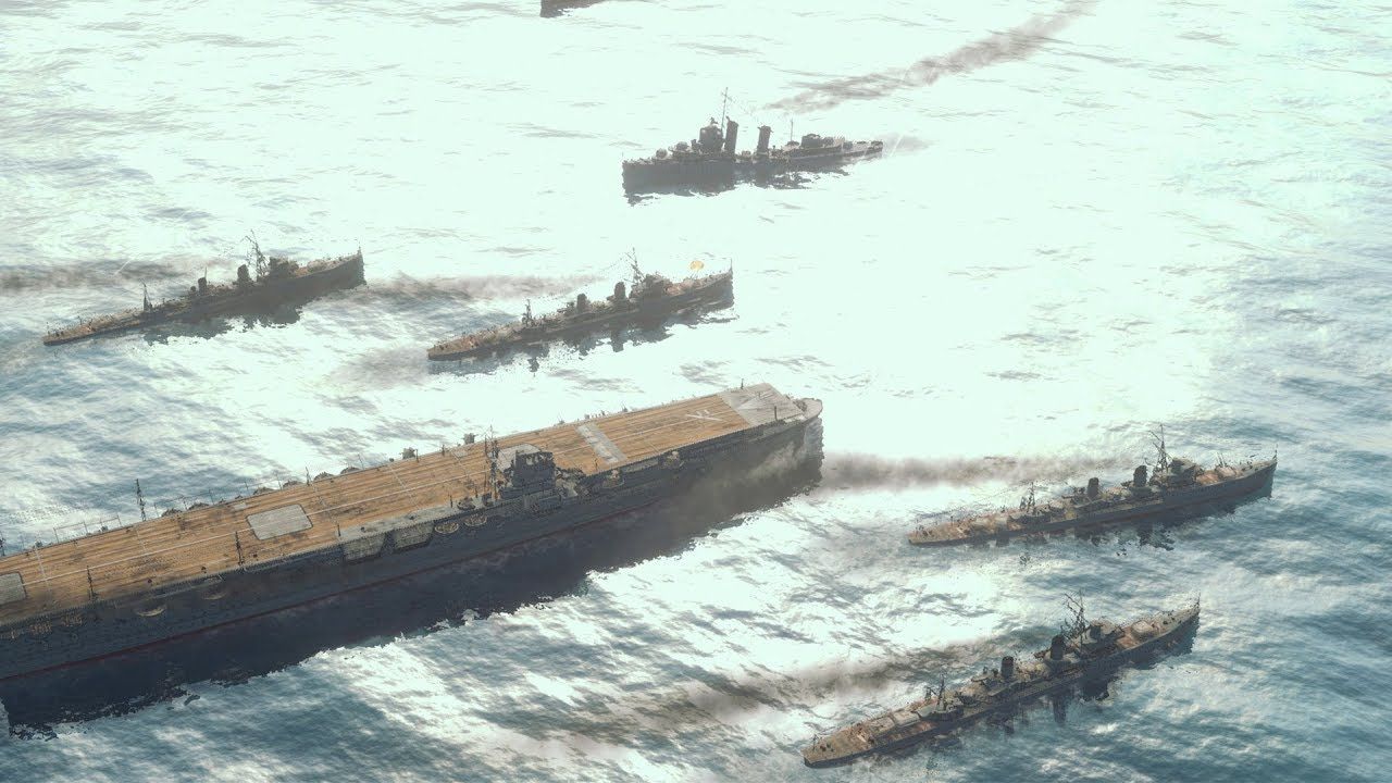 1280x720 US Marine Invasion of Guadalcanal & Battle for the Pacific. Sudden Strike 4 Pacific War DLC