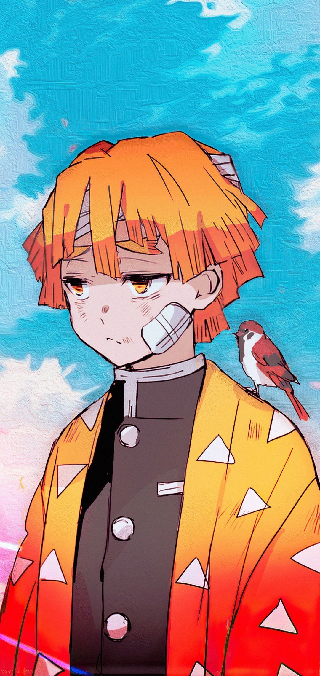 1080x2280 Kimetsu No Yaiba Zenitsu Agatsuma Anime Boy 4k One Plus Huawei p Honor view Vivo y Oppo f Xiaomi Mi A2 HD 4k Wallpaper, Image, Background, Photo and Picture