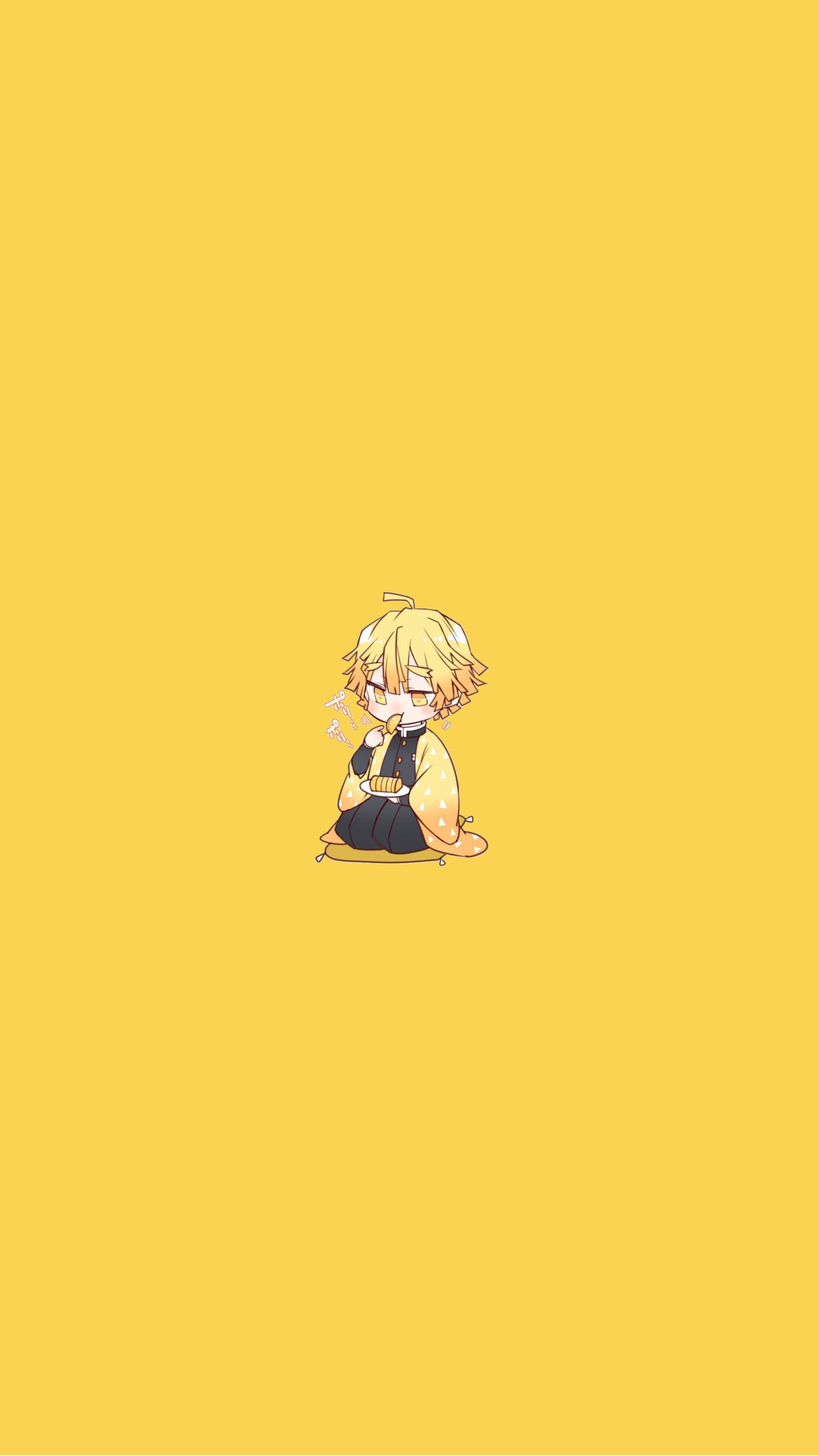 1948x3465 Zenitsu Cute Wallpaper