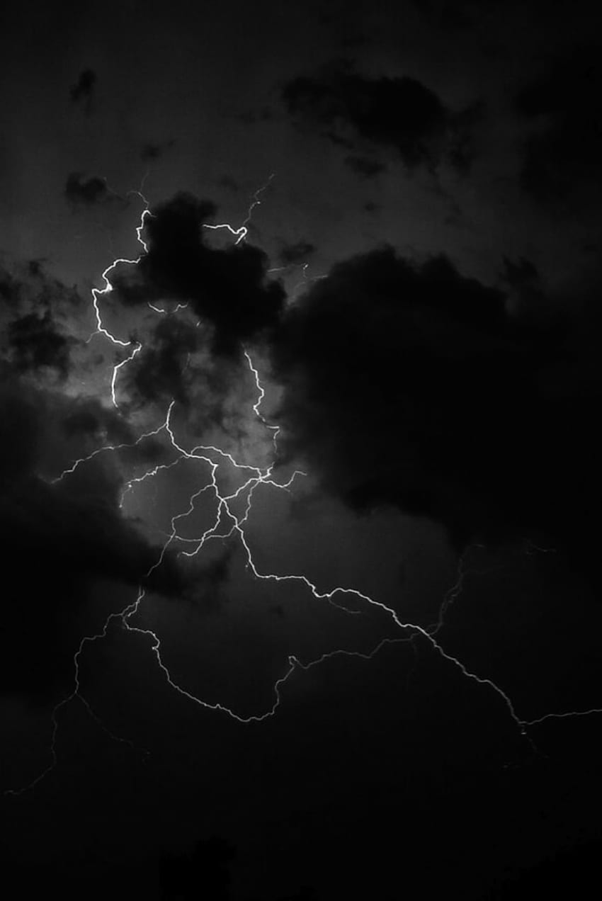 850x1272 Rain with thunder HD wallpaper