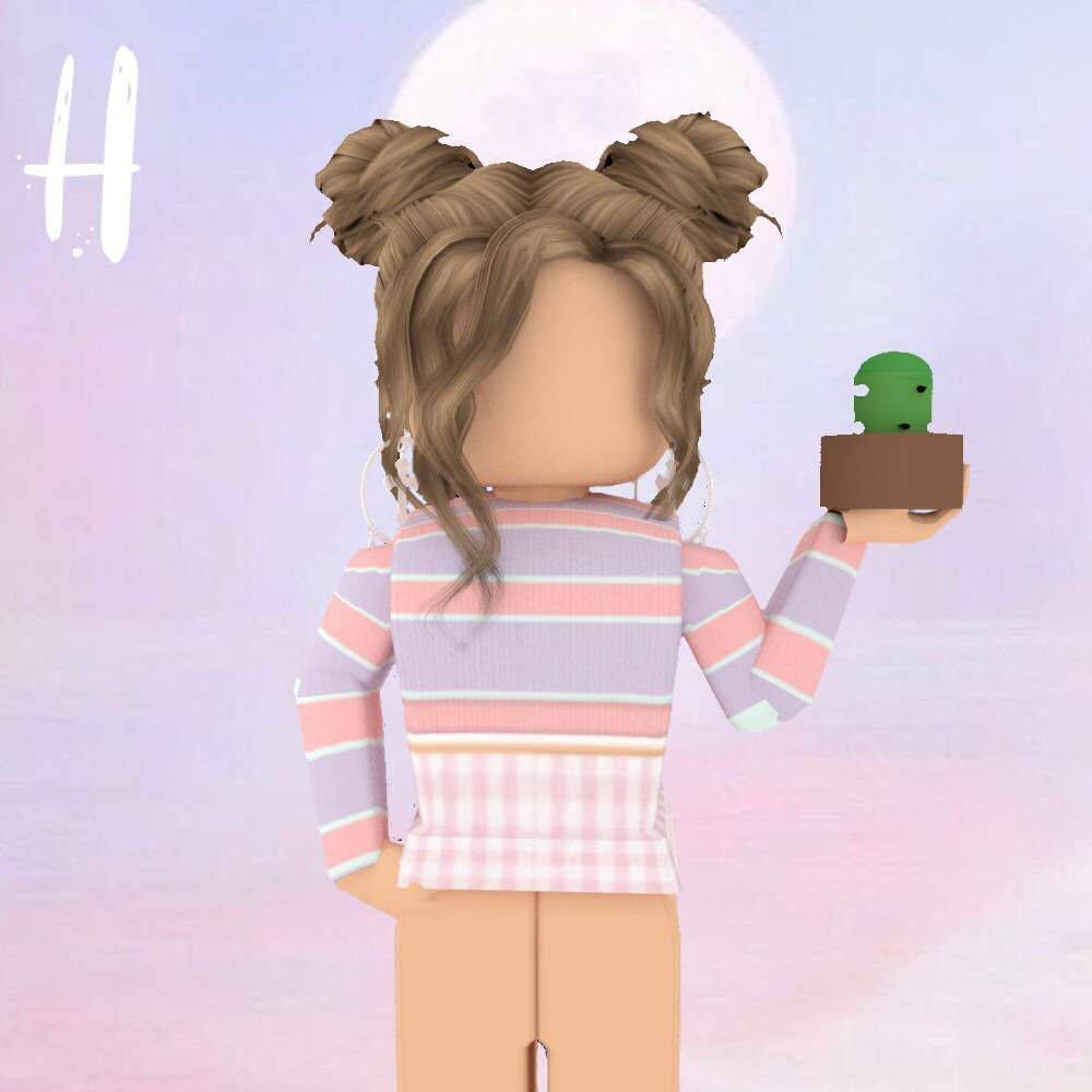 1000x1000 Girl Roblox Character Wallpaper