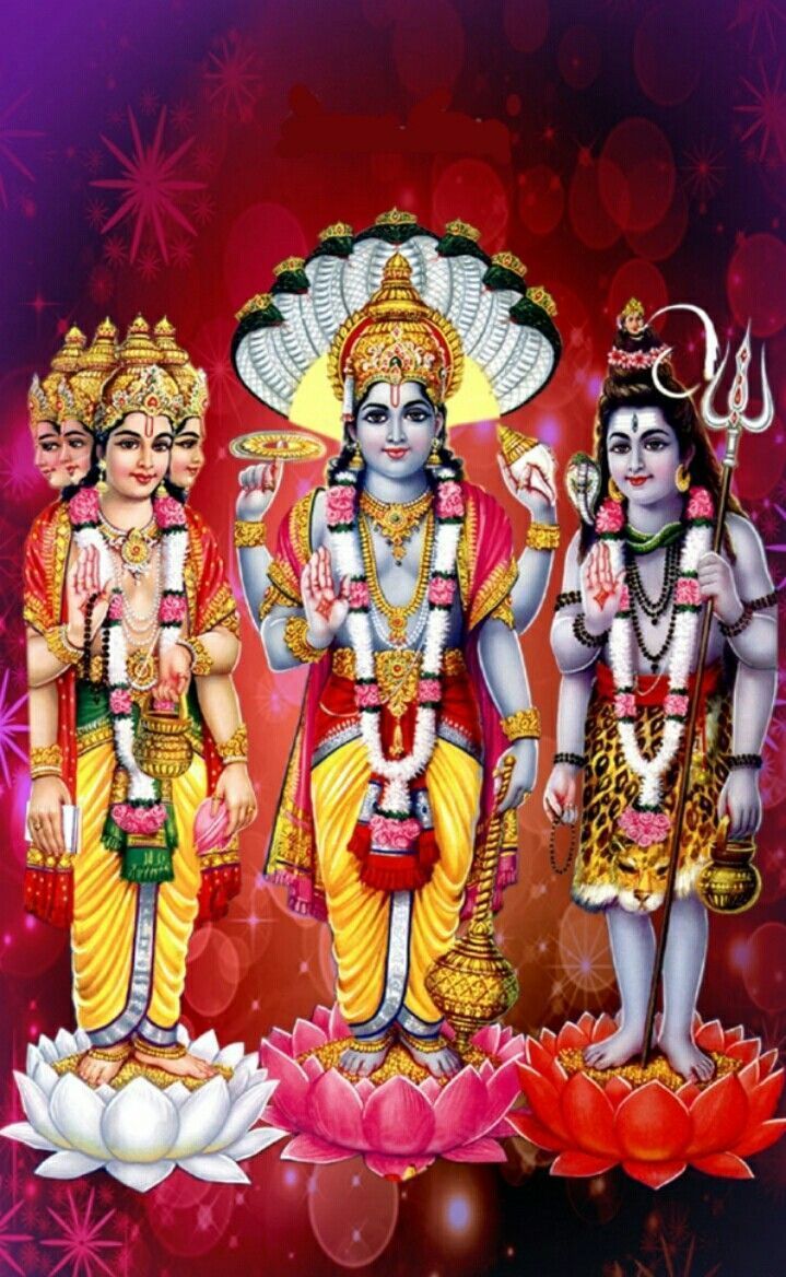 719x1168 Brahma Vishnu Mahesh. Lord shiva HD image, Lord krishna HD wallpaper, Shri ram photo