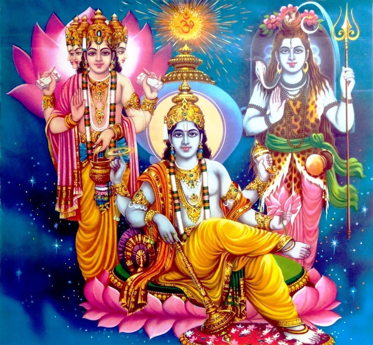 Brahma Vishnu Mahesh Wallpapers - Top Free Brahma Vishnu Mahesh ...