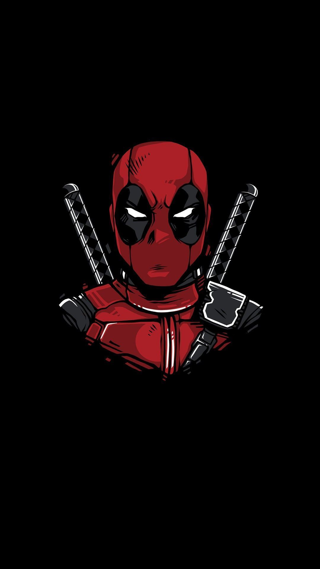 1080x1920 Deadpool Amoled iPhone Wallpaper
