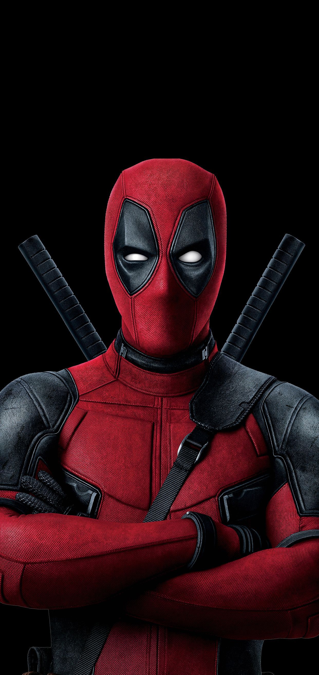 1242x2622 Deadpool wallpaper for phone
