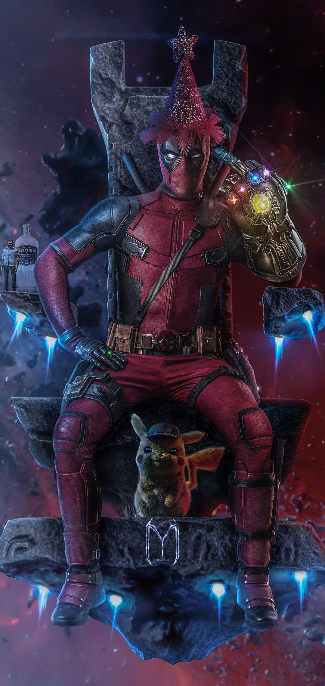1080x2280 Best Deadpool iPhone Wallpaper