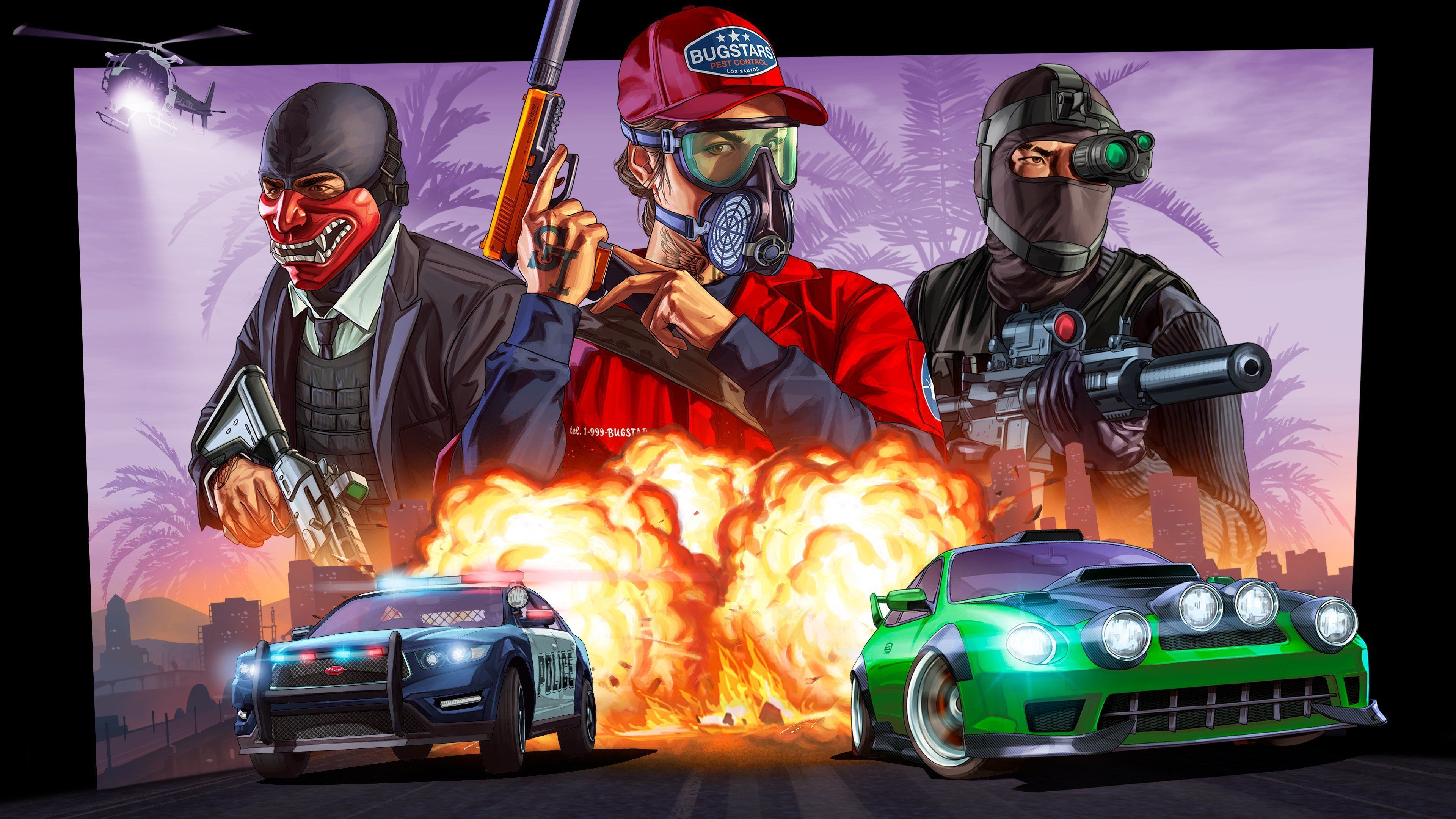 3840x2160 4K GTA Online Wallpaper and Background Image