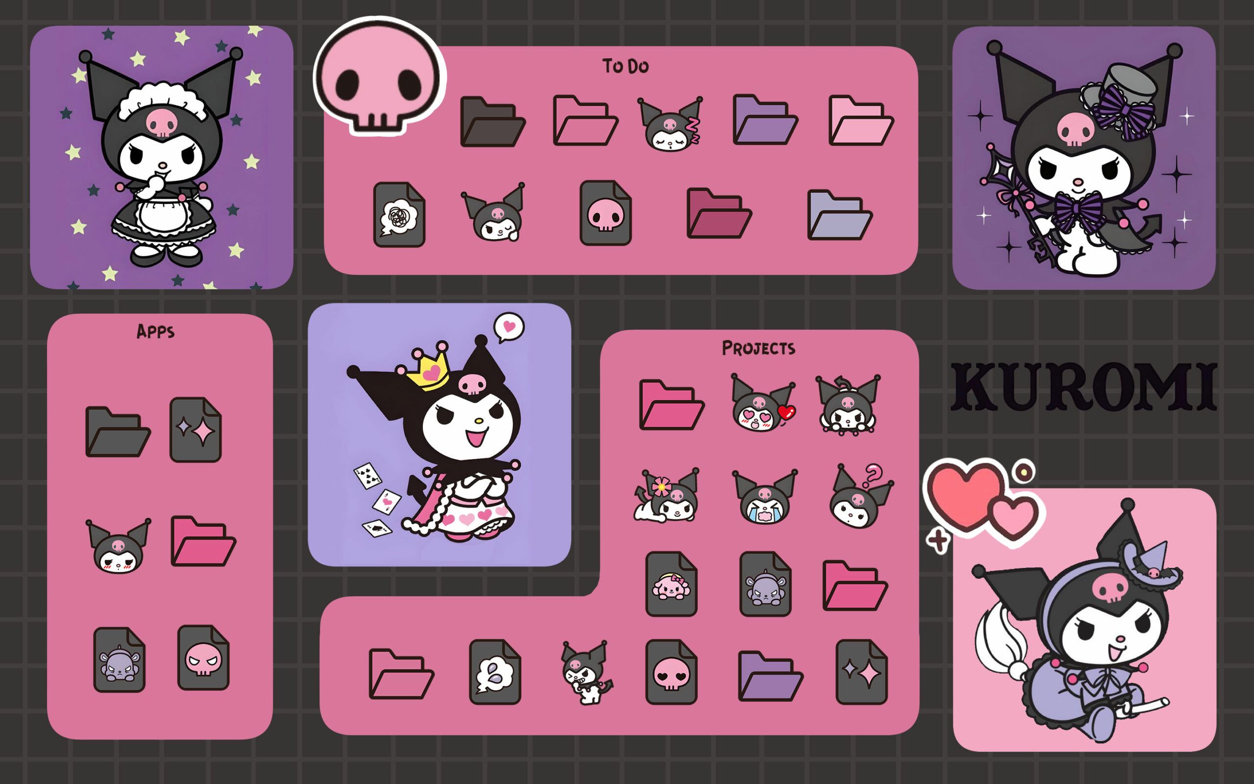 Kuromi PC Wallpapers - Top Free Kuromi PC Backgrounds - WallpaperAccess