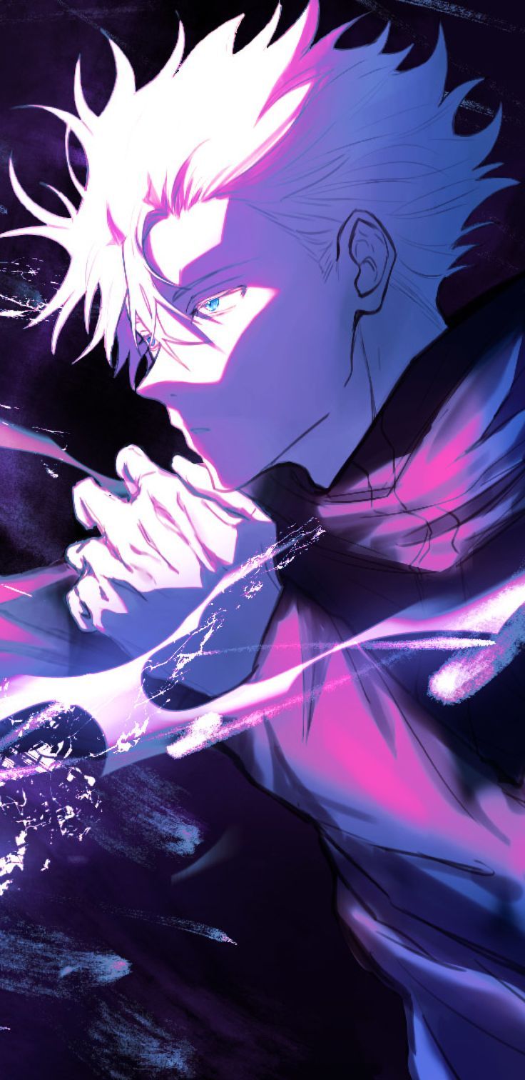 736x1512 satoru gojo, Anime wallpaper live, Live wallpaper